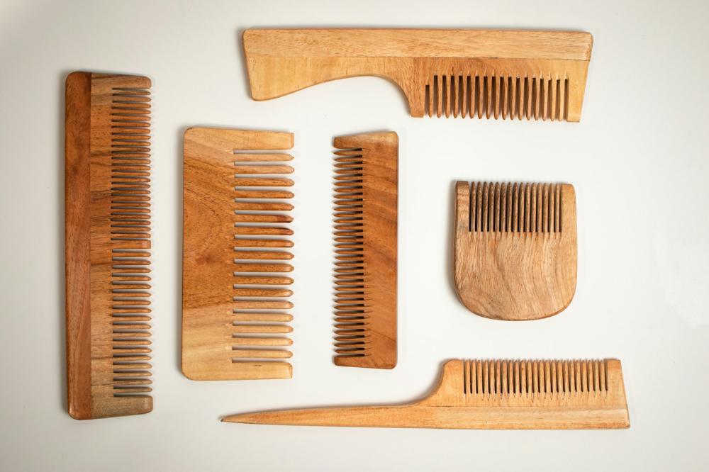 Wooden Comb Set